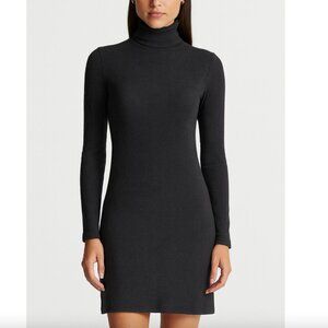 Polo Ralph Lauren Gray Turtleneck Sweater Dress | Long Sleeve Knit | Size XS